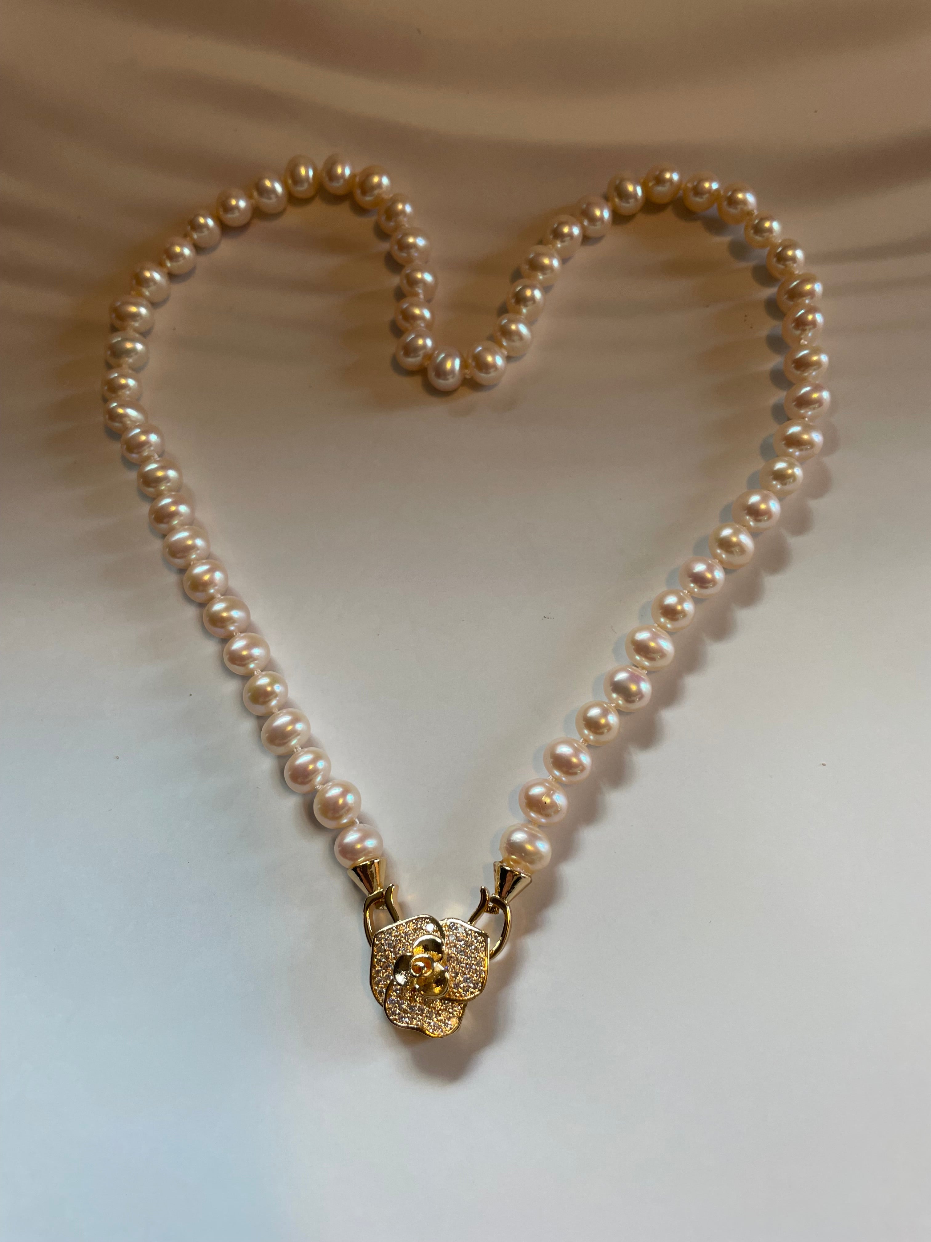 Hand-knotted Freshwater Pearl Necklaces