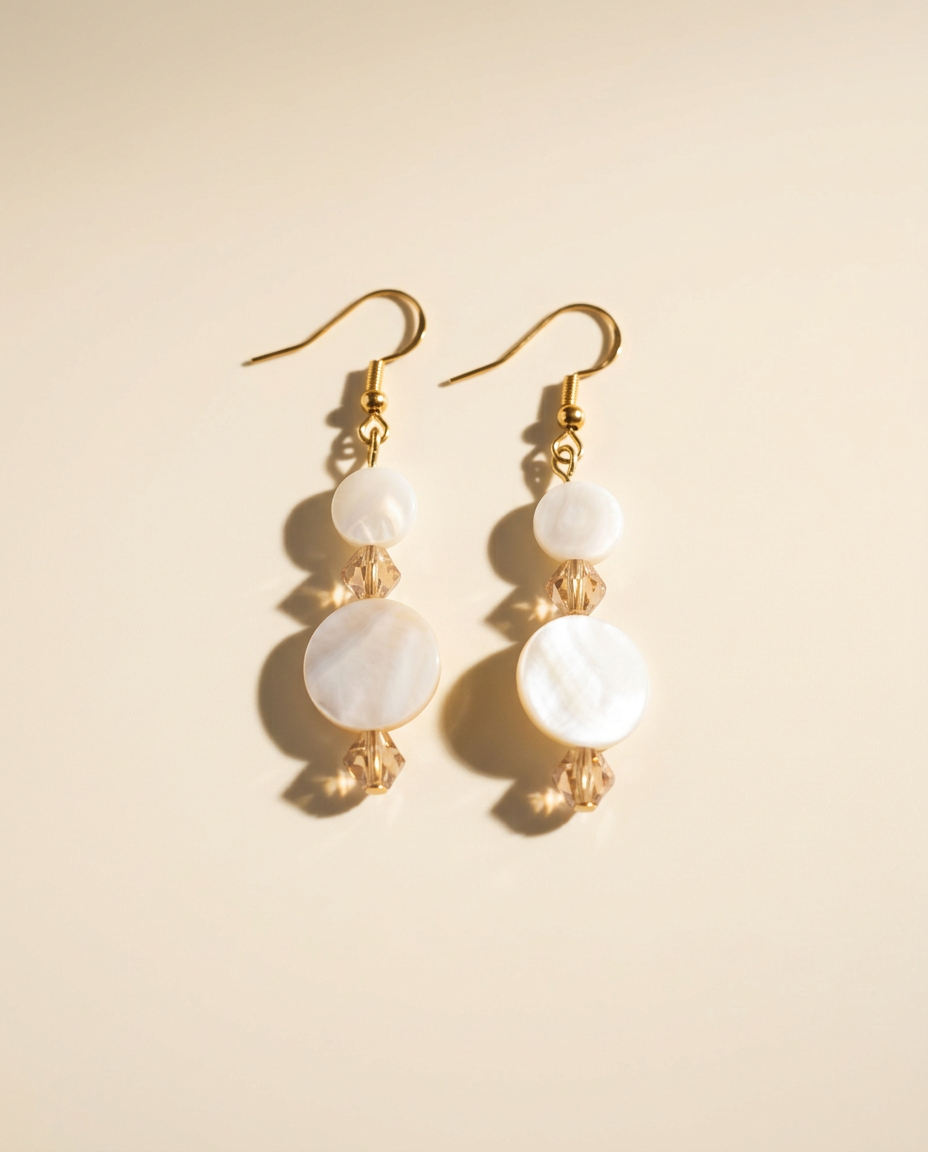 Mother of Pearl Shell Pendant Set