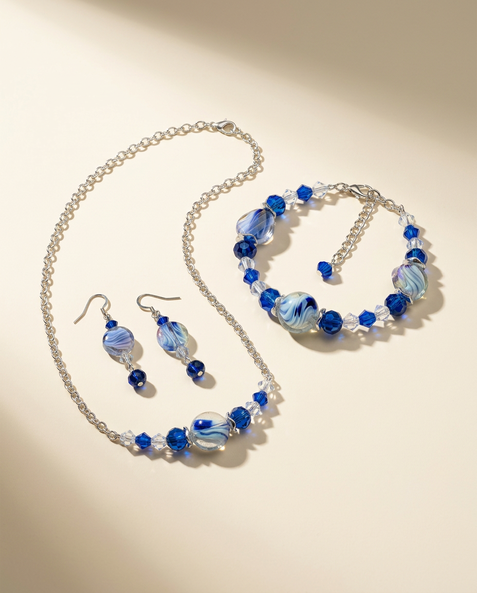 Blue Skies Necklace Set