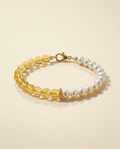 Freshwater Pearl and Citrine Bracelet
