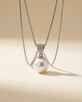 Edison Pearl Flower Pendant