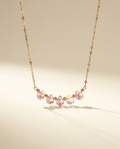 Pink Pear Crystal Pendant