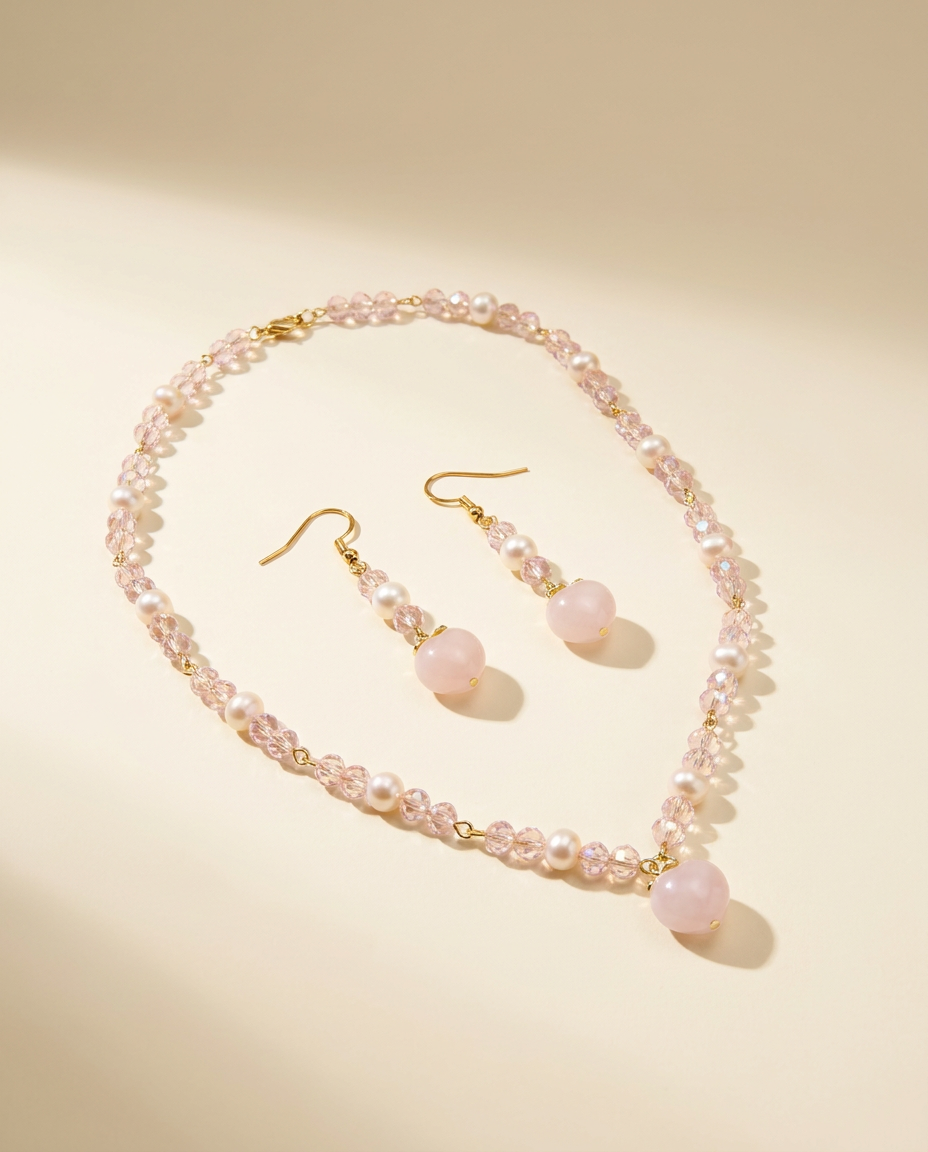 Just Peachy Necklace Set