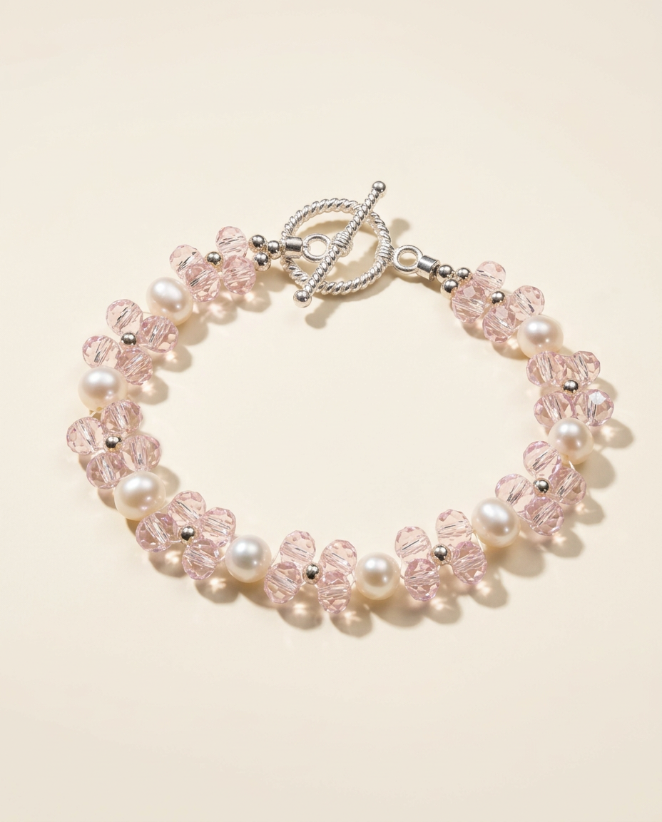 Pink Butterfly Bracelet
