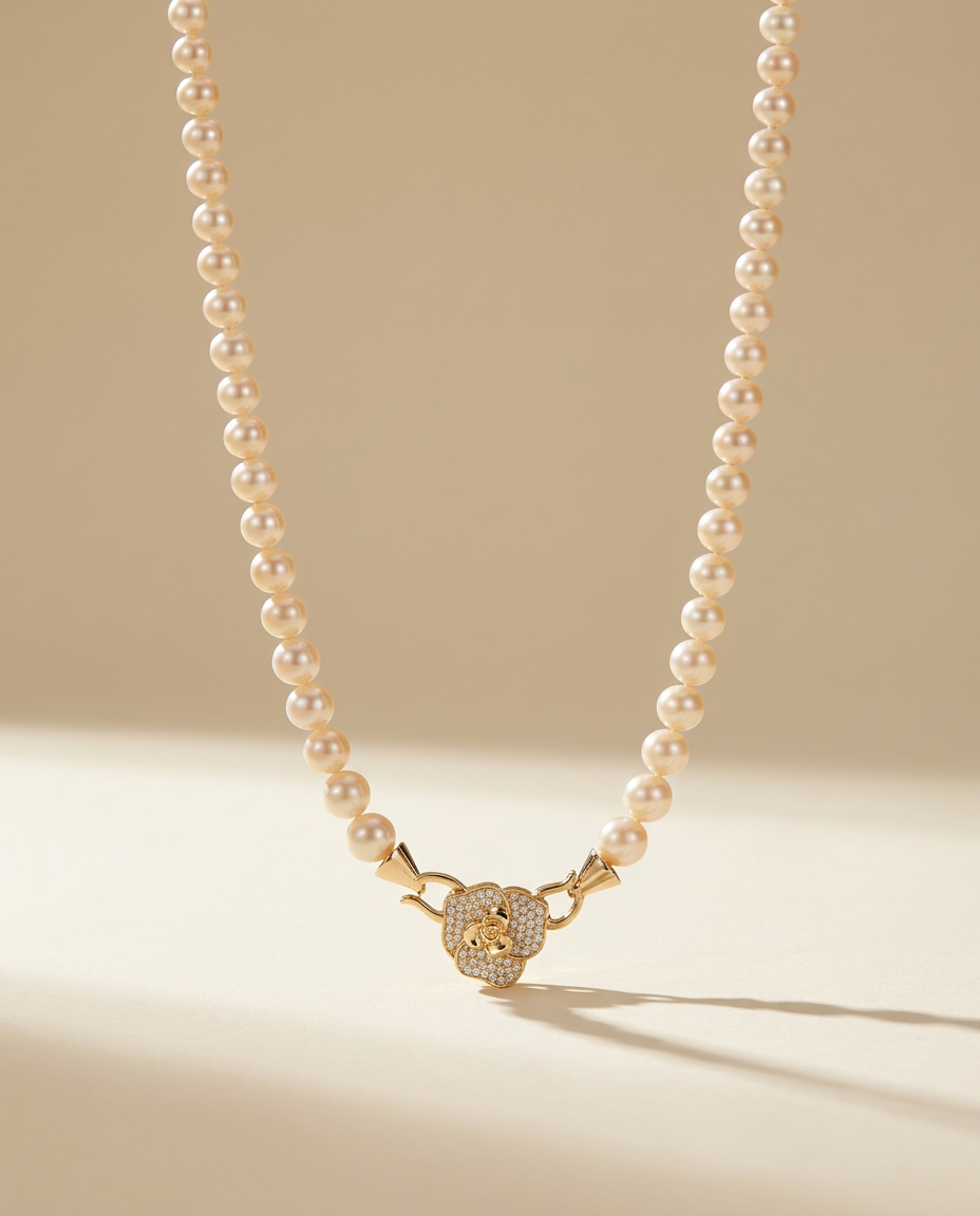 Pink Freshwater Pearl Necklace