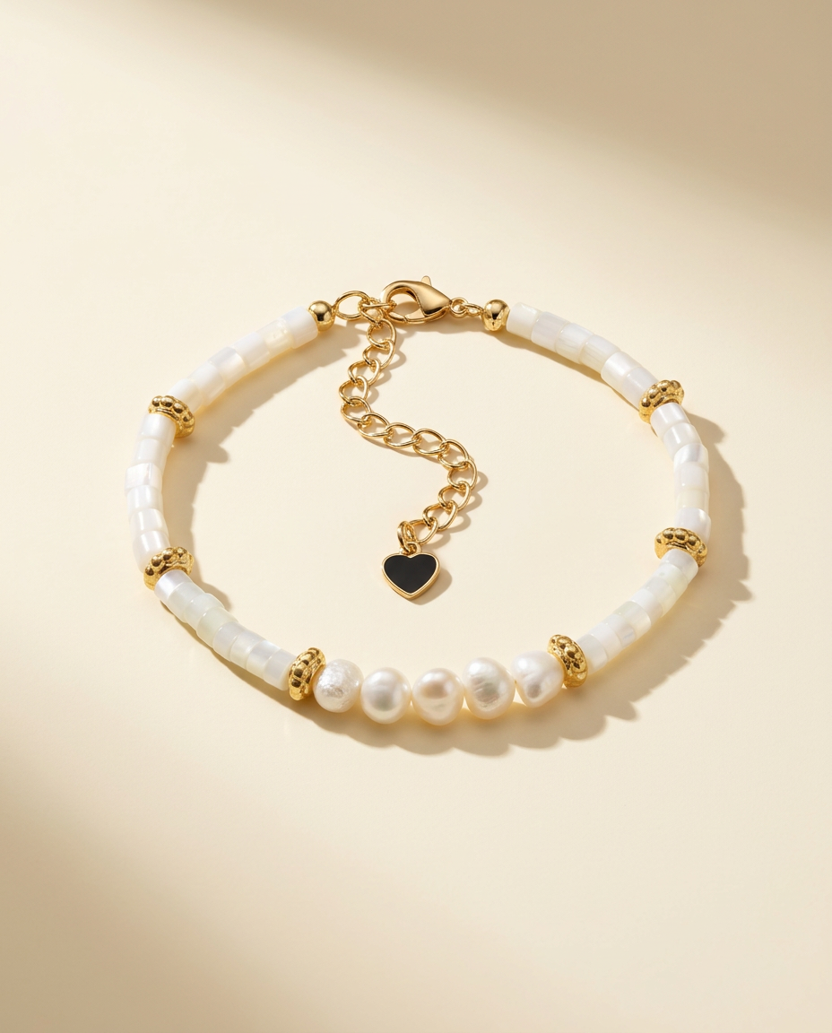 Ocean Vibes Pearl Bracelet