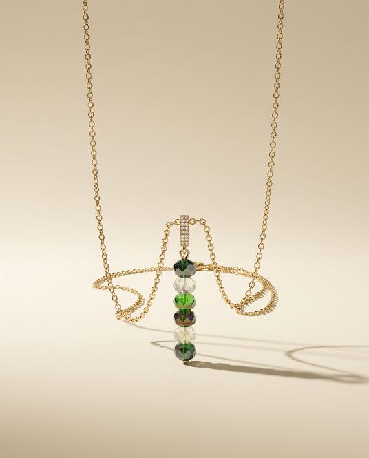 Green Goddess Crystal Pendant