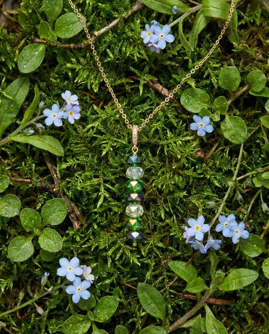 Green Goddess Crystal Pendant