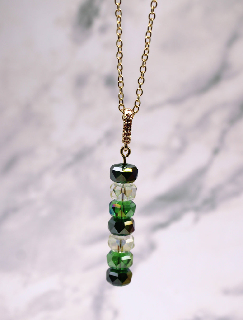 Green Goddess Crystal Pendant