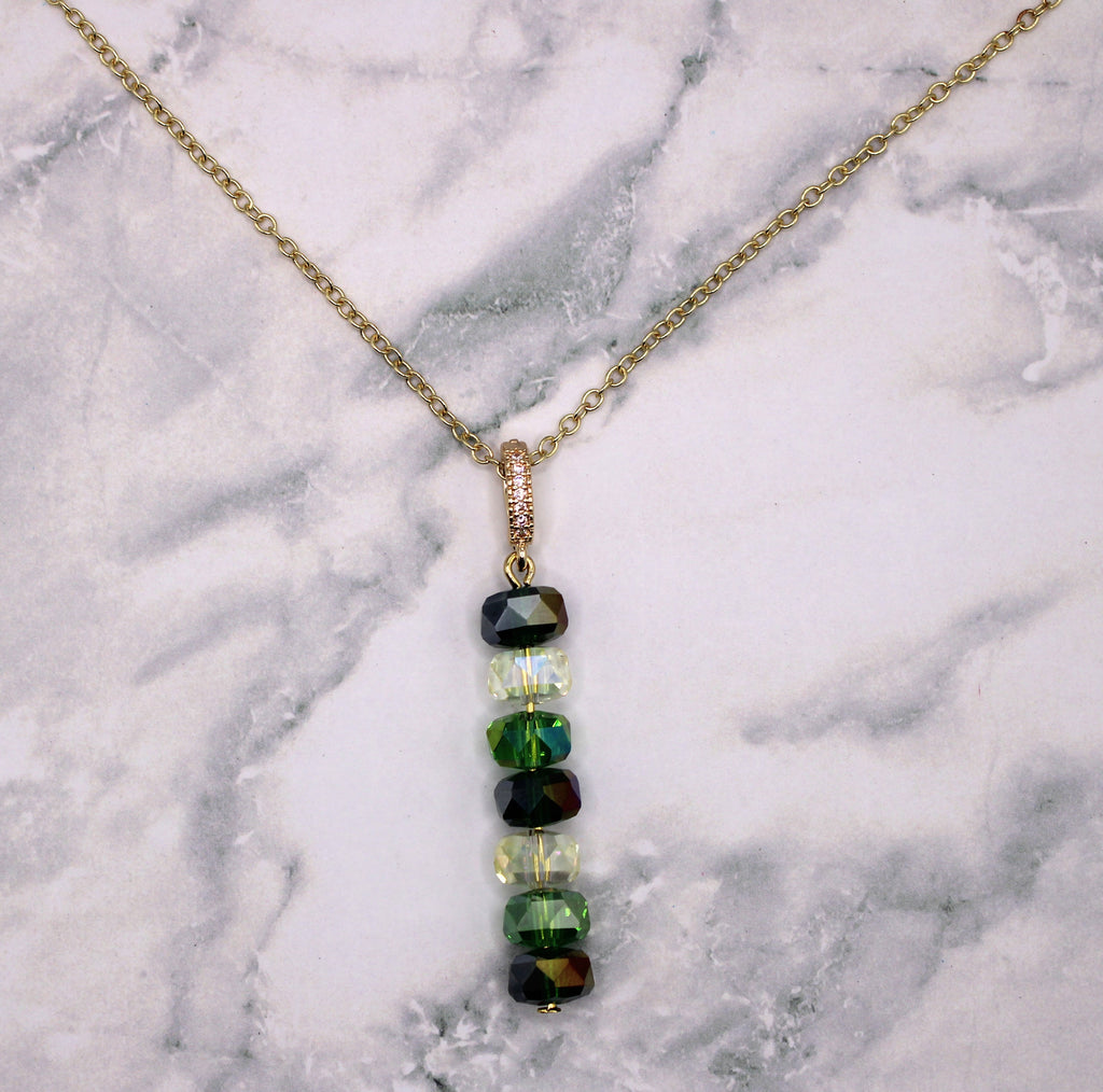 Green Goddess Crystal Pendant