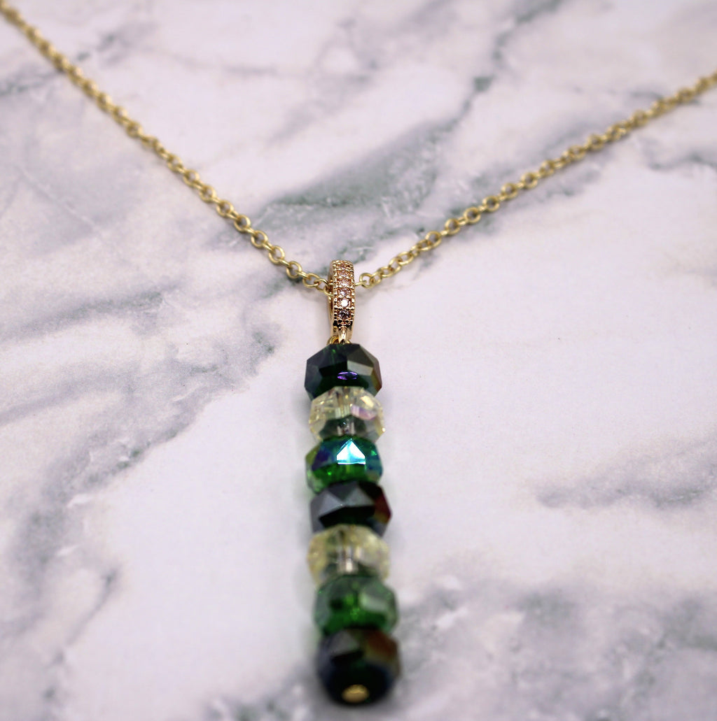 Green Goddess Crystal Pendant