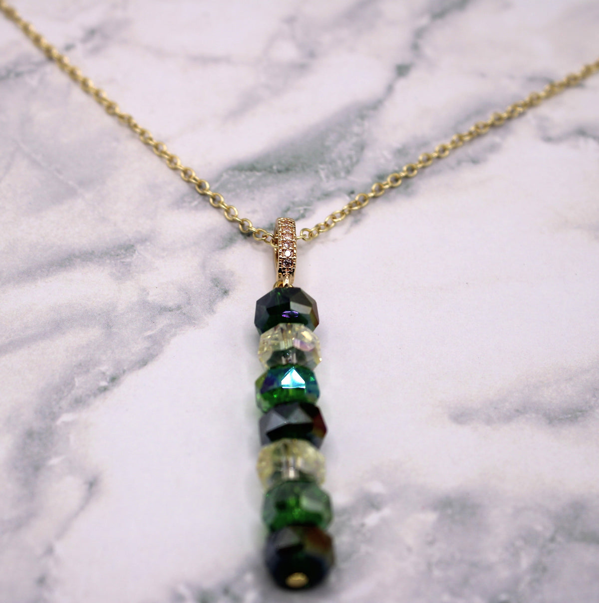 Green Goddess Crystal Pendant