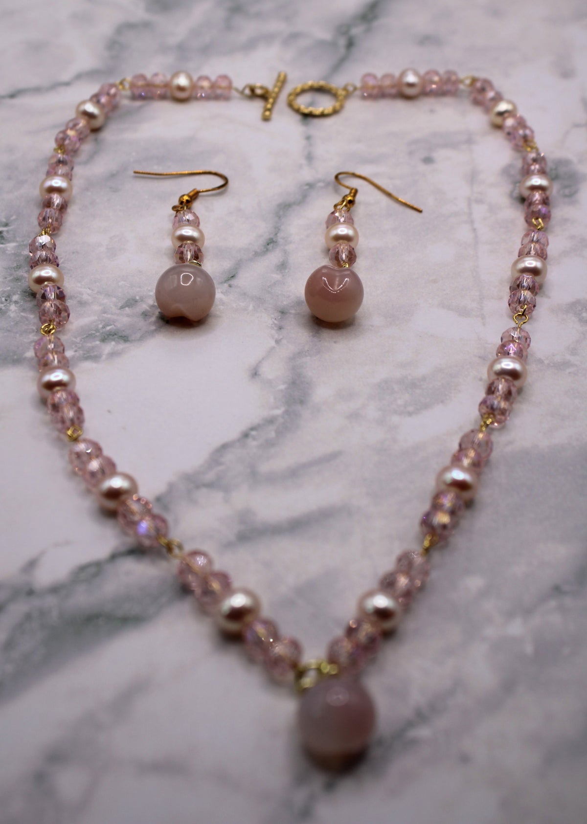 Just Peachy Necklace Set