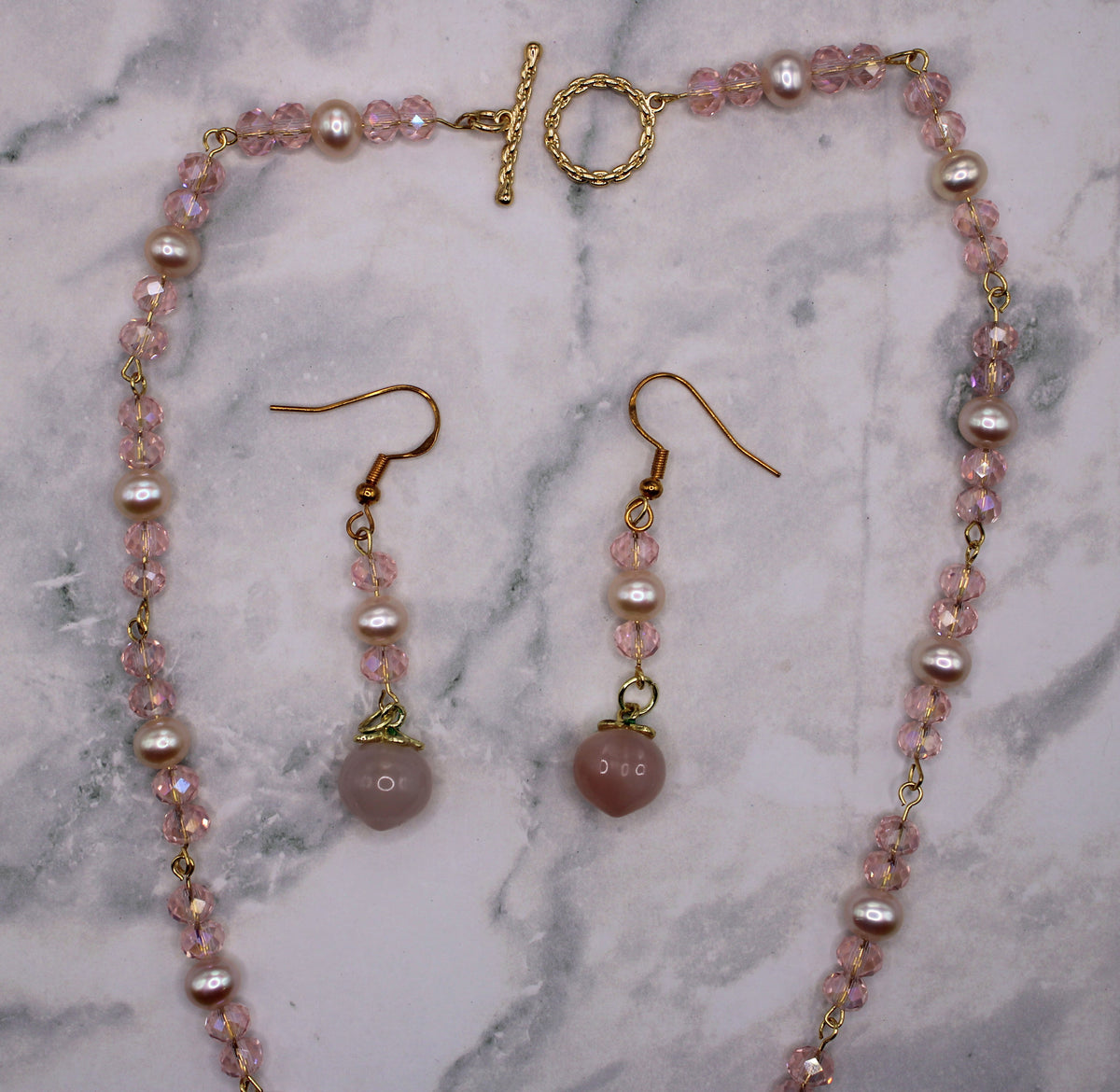Just Peachy Necklace Set
