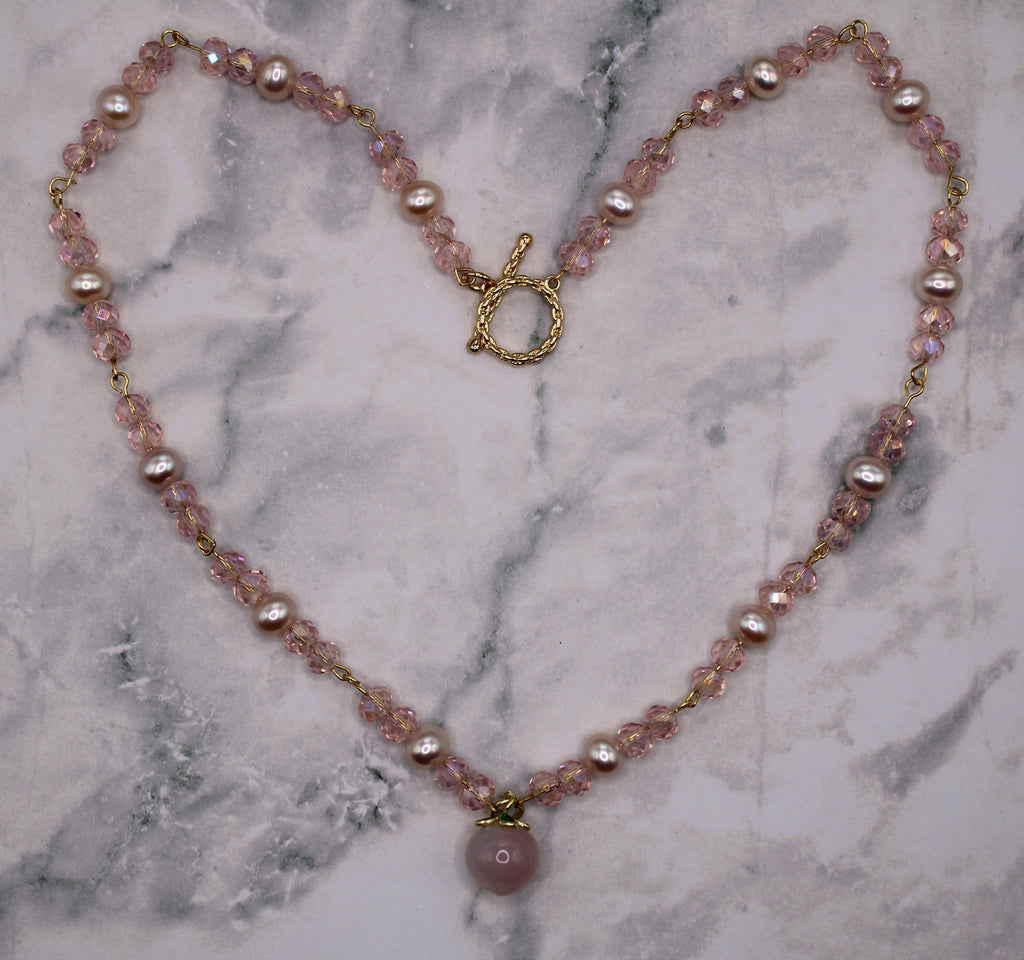 Just Peachy Necklace Set