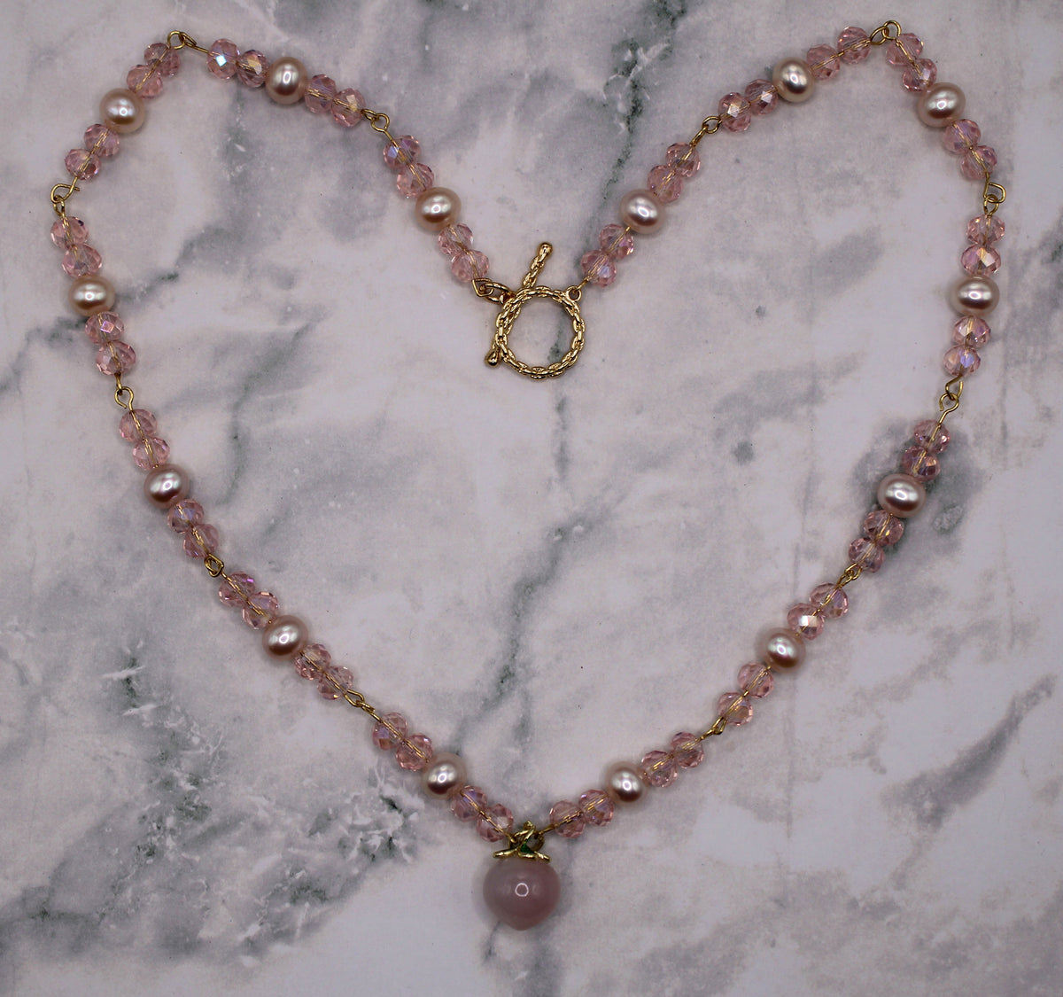 Just Peachy Necklace Set
