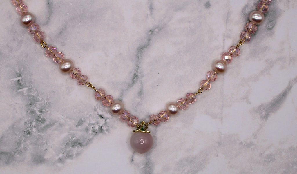 Just Peachy Necklace Set