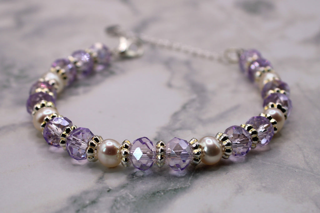 Luxurious Lavender Bracelet