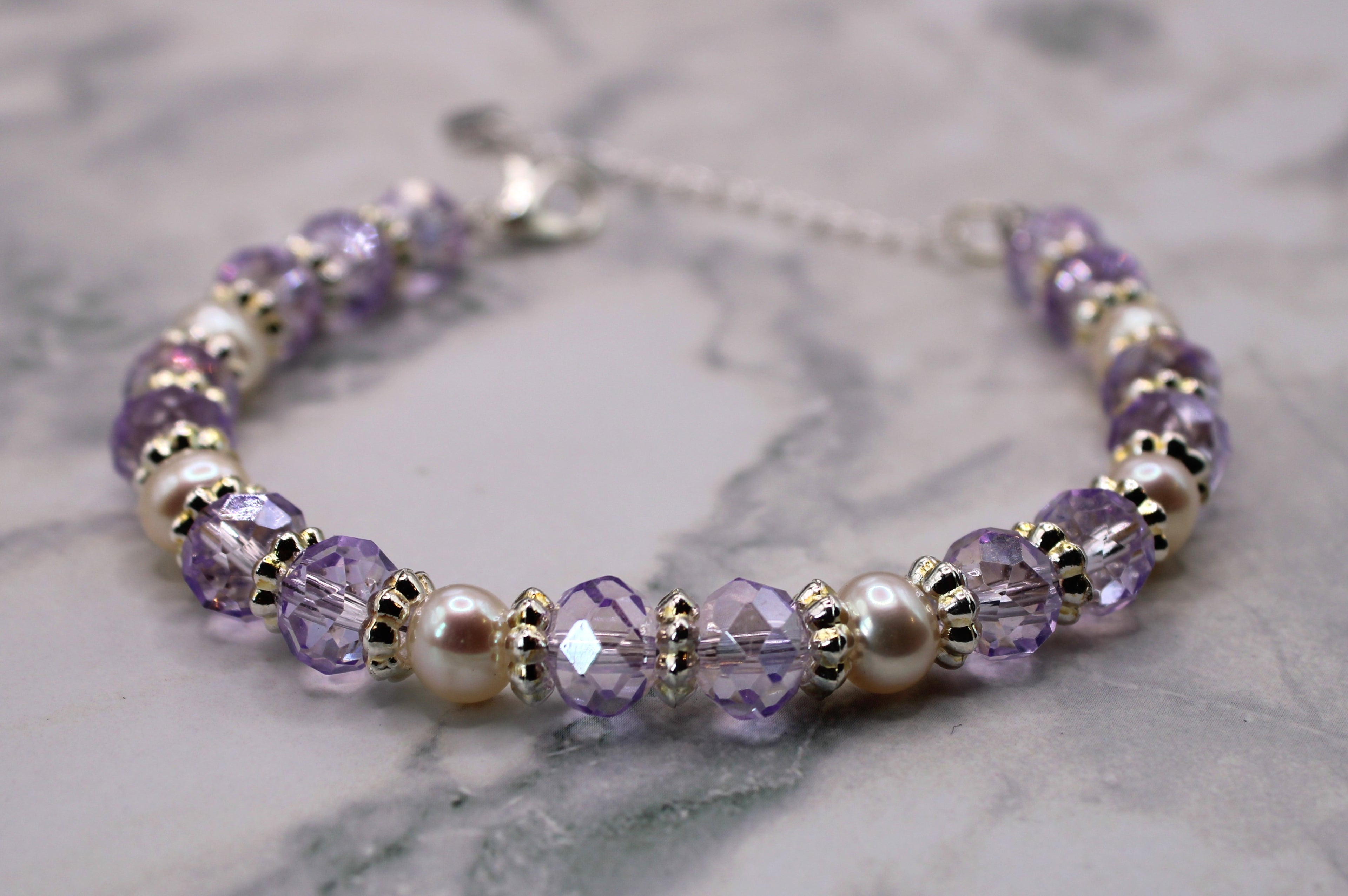 Luxurious Lavender Bracelet