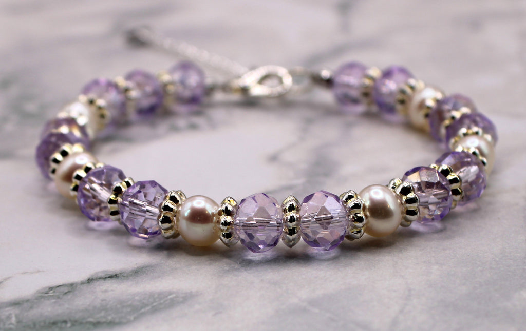 Luxurious Lavender Bracelet