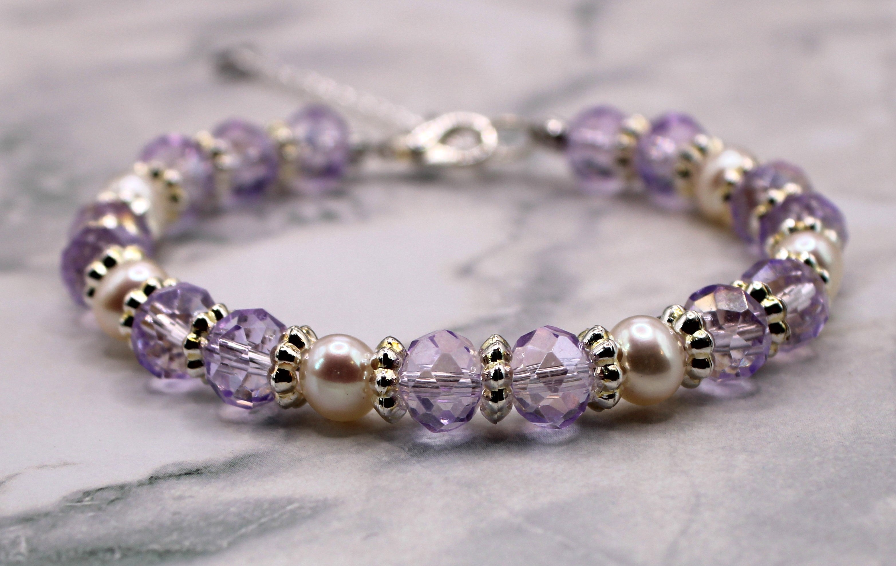 Luxurious Lavender Bracelet