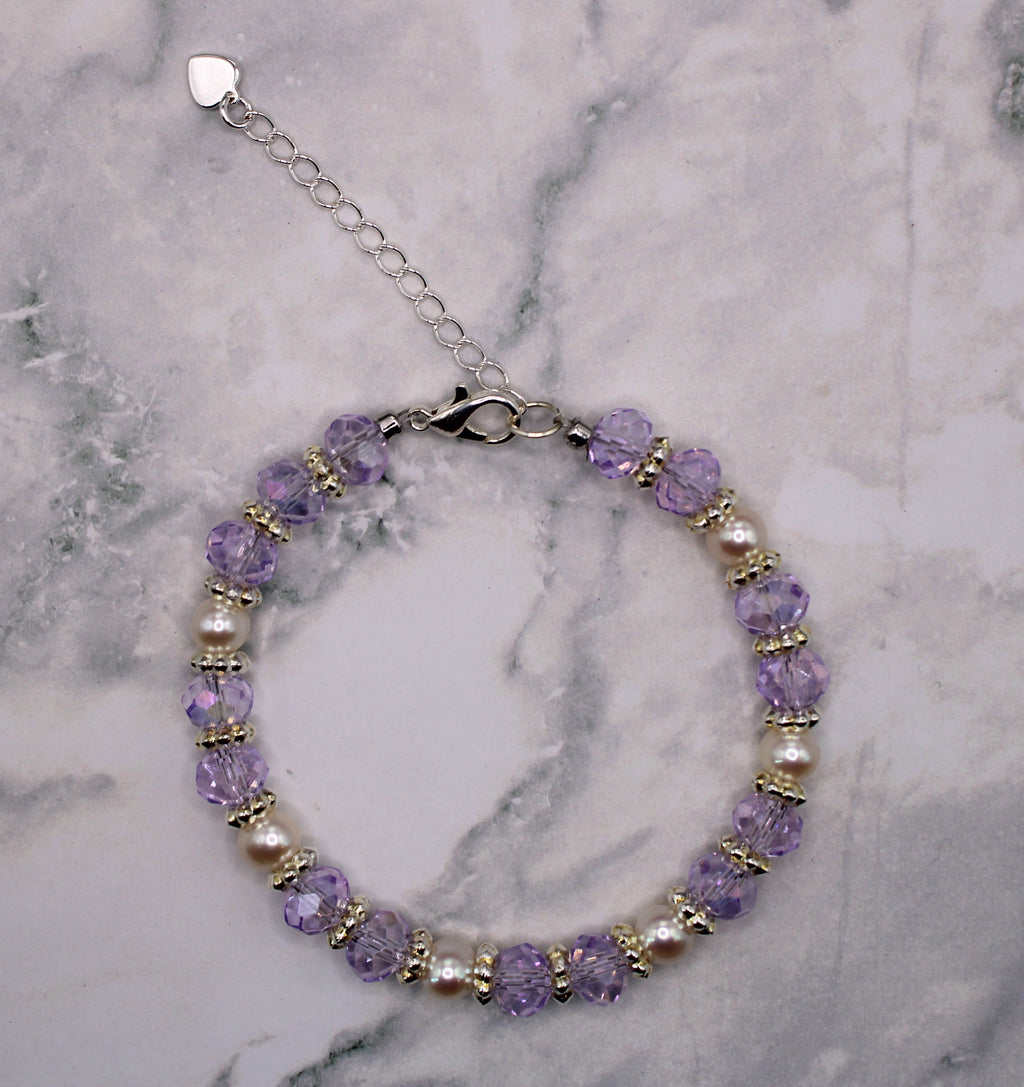 Luxurious Lavender Bracelet