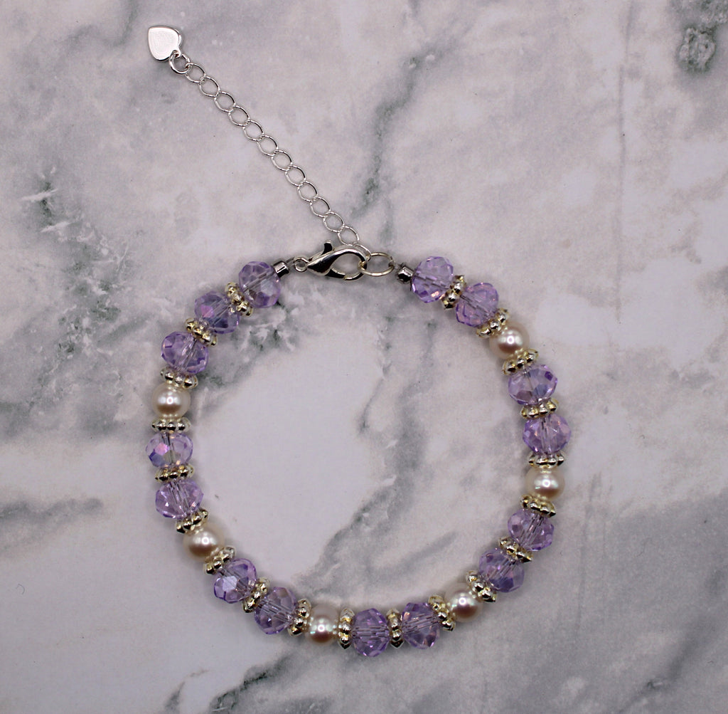 Luxurious Lavender Bracelet
