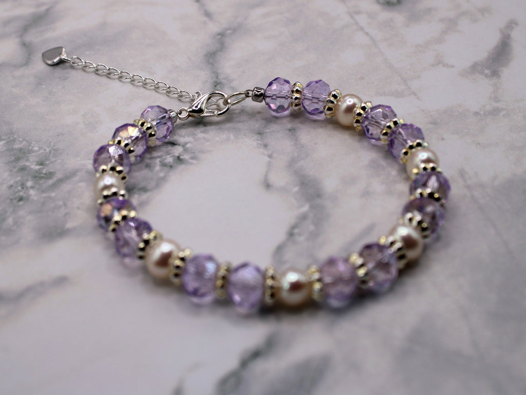 Luxurious Lavender Bracelet