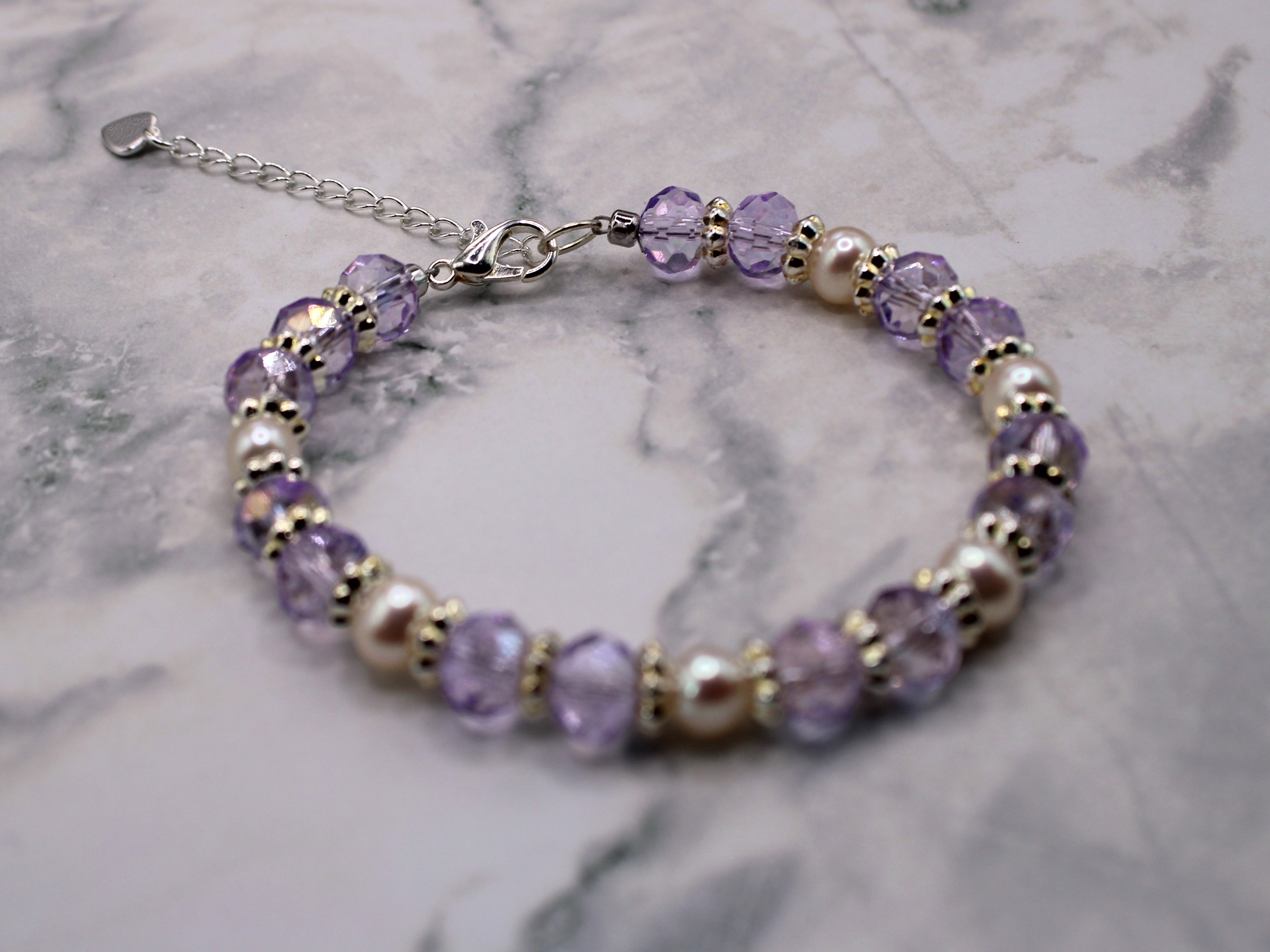 Luxurious Lavender Bracelet