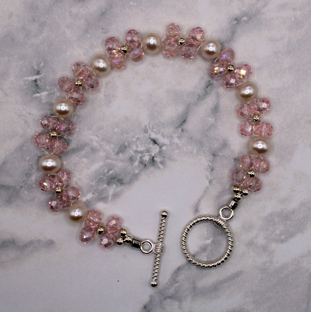Pink Butterfly Bracelet