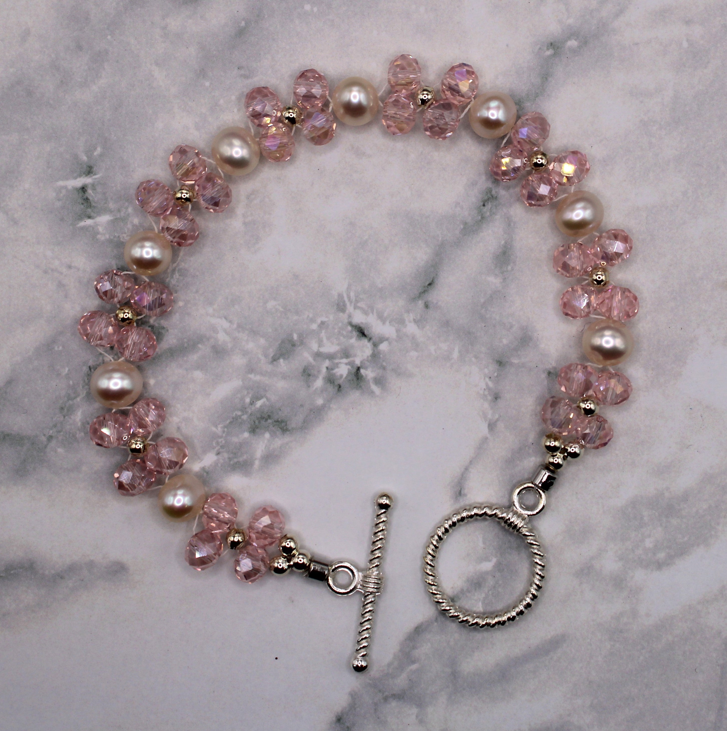 Pink Butterfly Bracelet