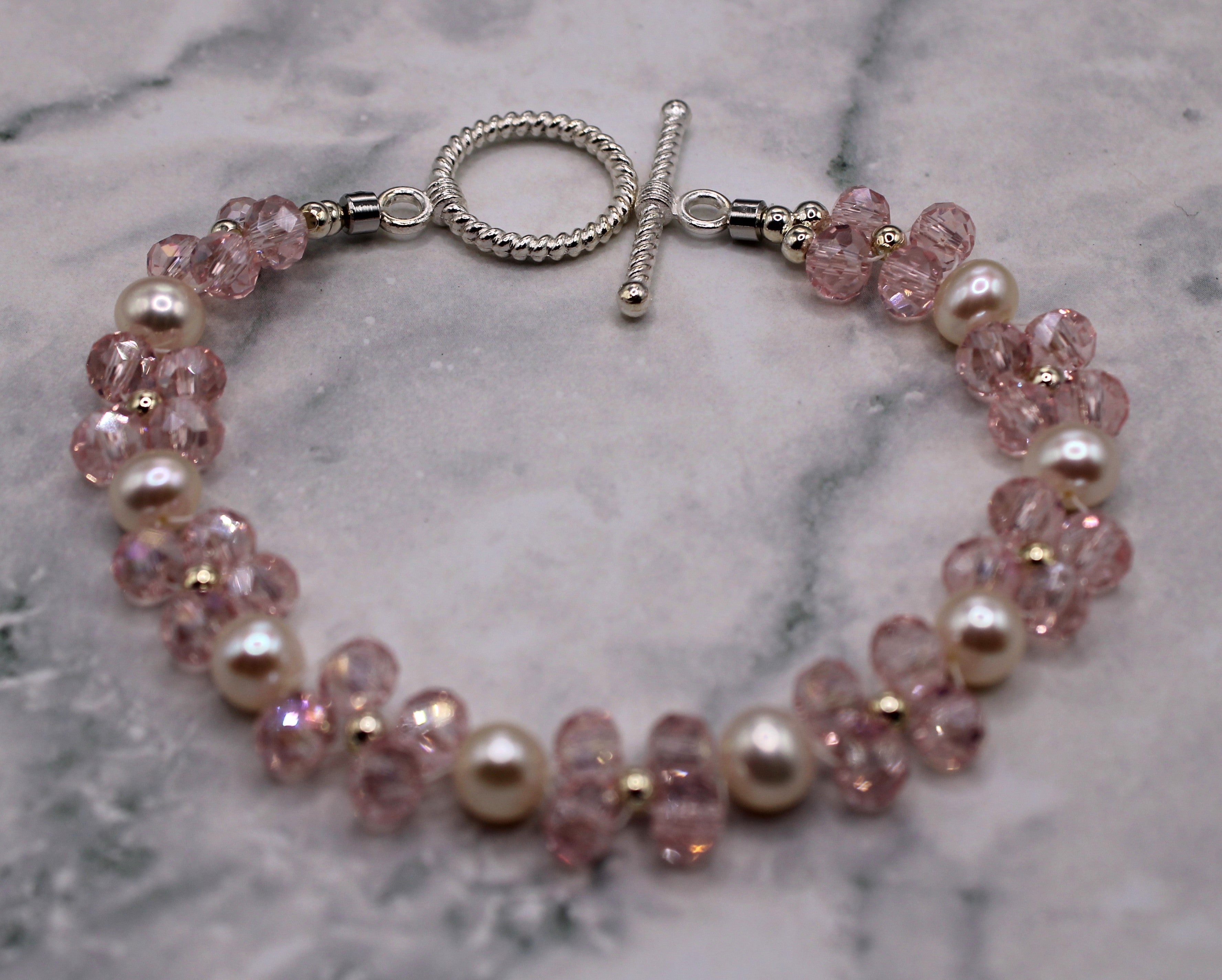 Pink Butterfly Bracelet