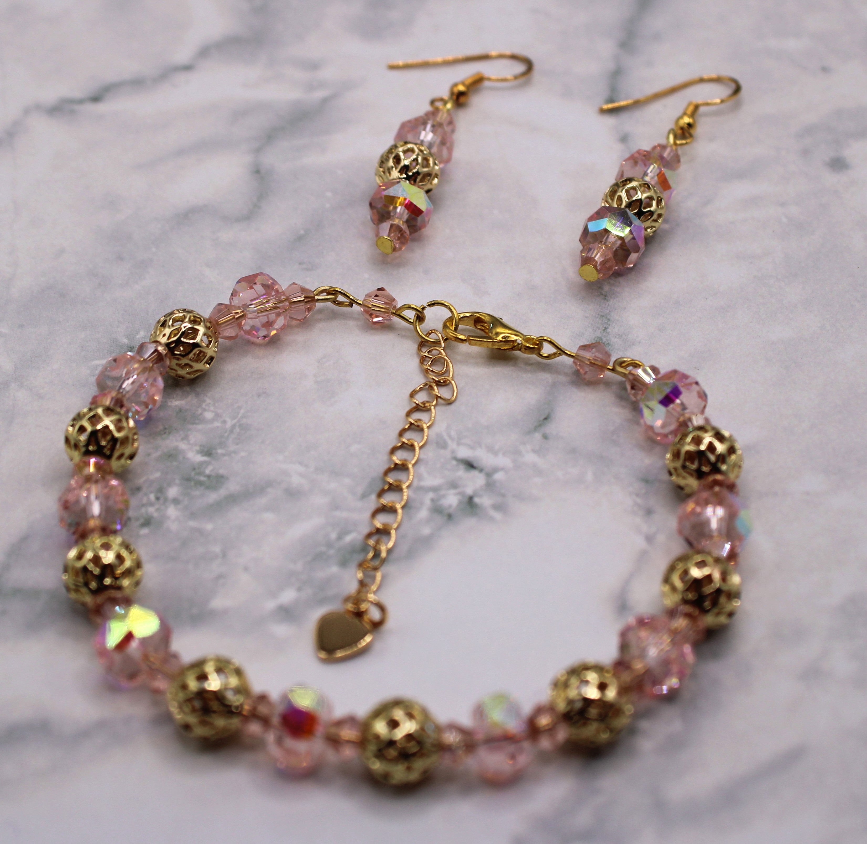 Pink Brilliance Bracelet Set