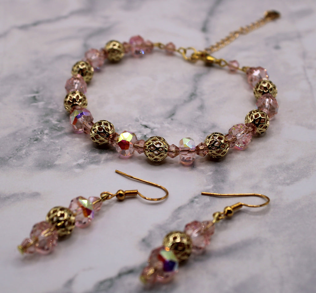 Pink Brilliance Bracelet Set