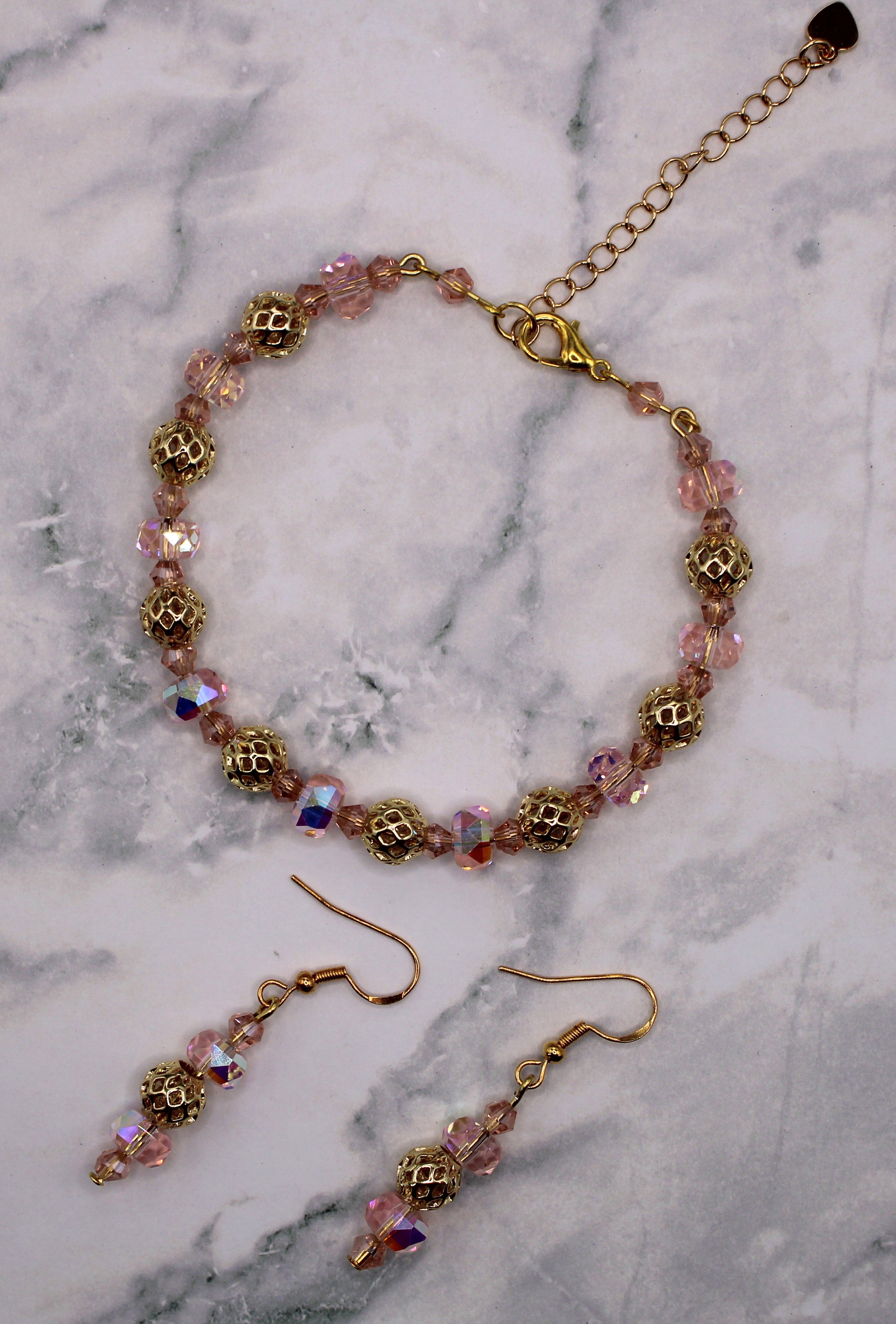 Pink Brilliance Bracelet Set