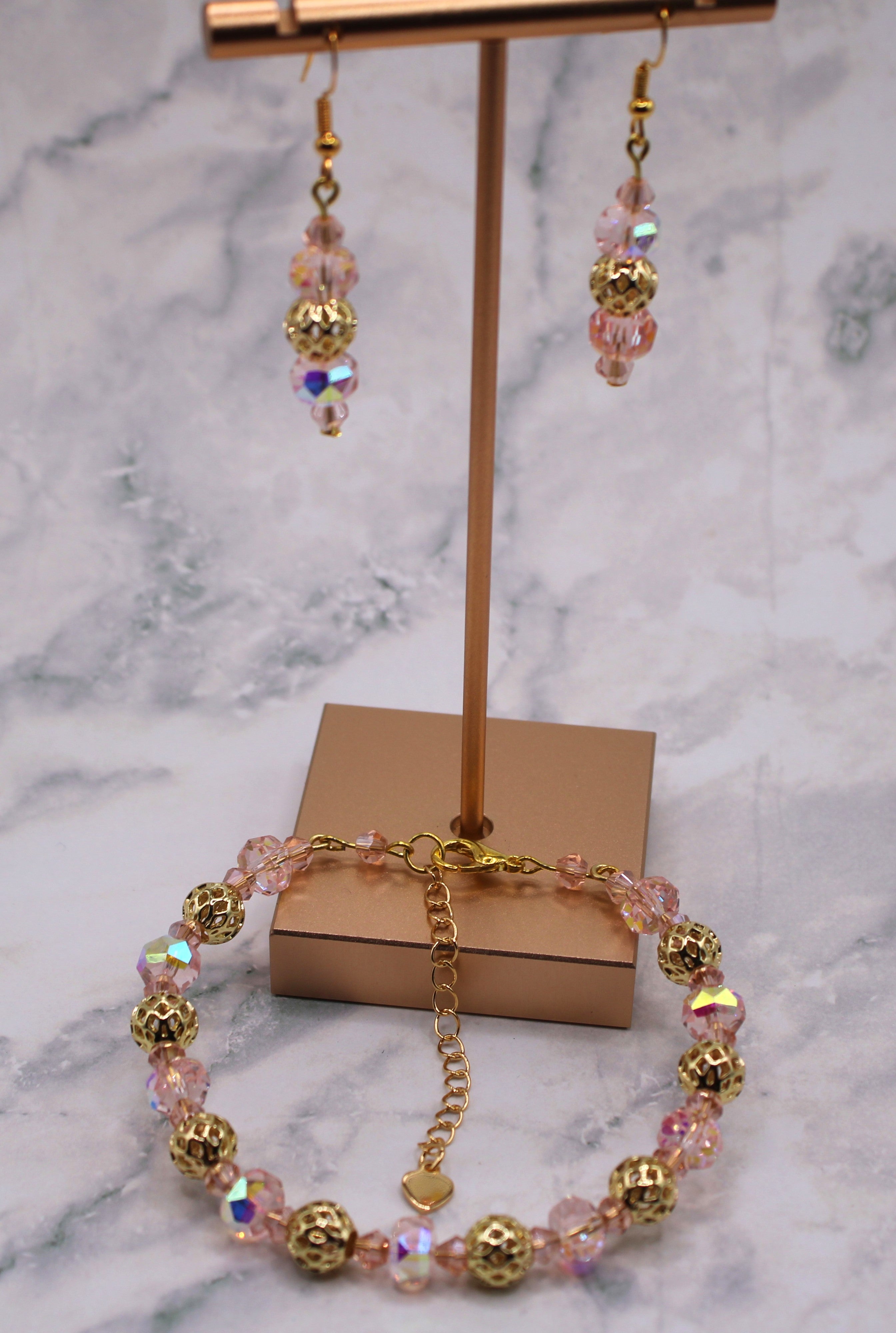 Pink Brilliance Bracelet Set