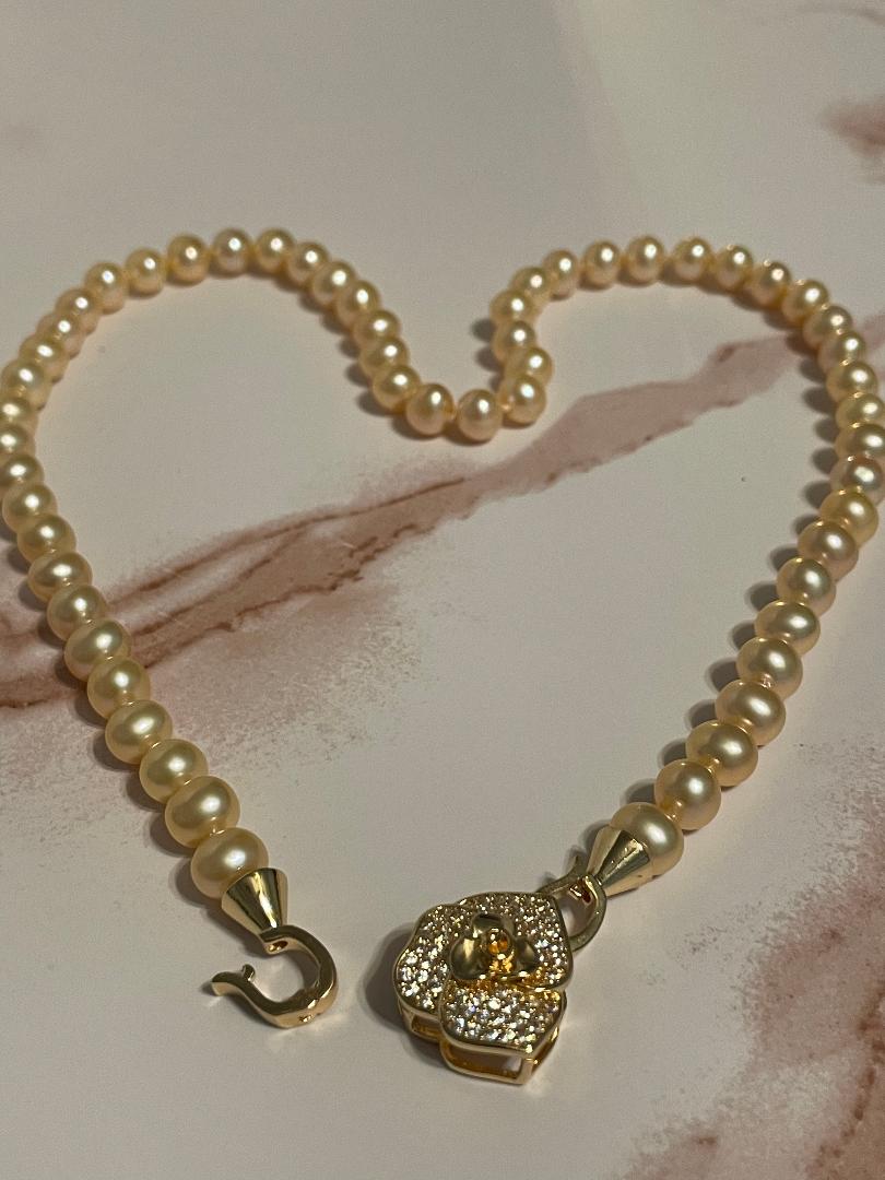 Pink Freshwater Pearl Necklace