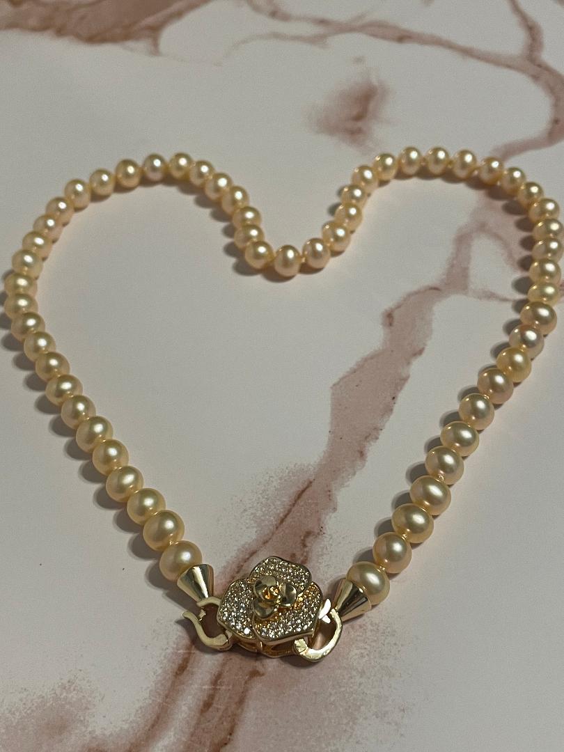 Pink Freshwater Pearl Necklace
