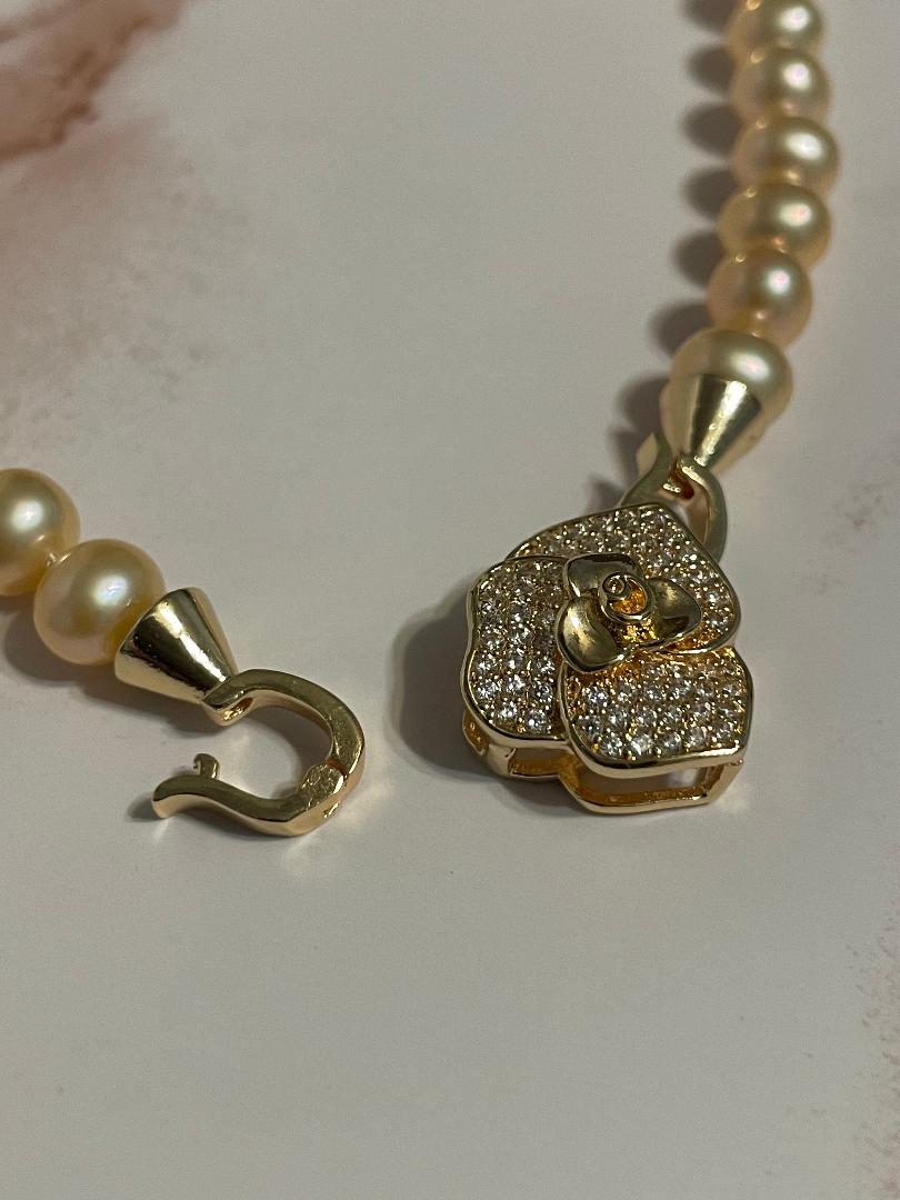 Pink Freshwater Pearl Necklace