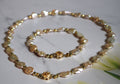 keshi pearl necklace set